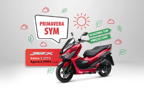 Joymax 300 a nova maxy scooter da SYM